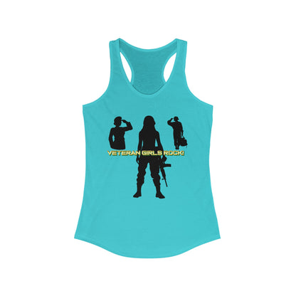 Veteran Girls Rock - Racerback Tank