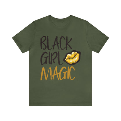 Black Girl Magic Kiss - Short Sleeve Tee