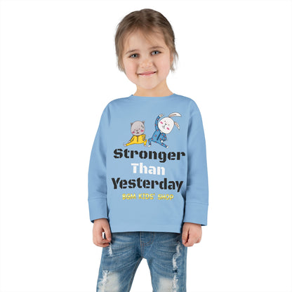 Stronger - Unisex Toddler Long Sleeve Tee
