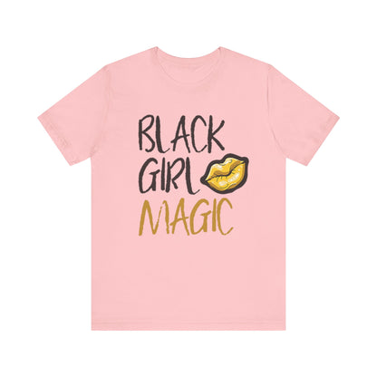 Black Girl Magic Kiss - Short Sleeve Tee