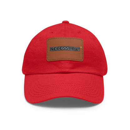 Necessary™ Premier Dad Hat with Leather Patch