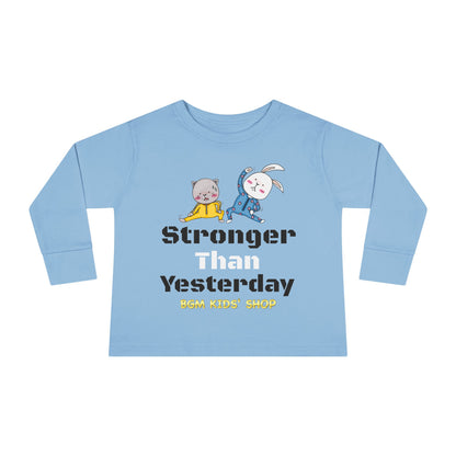 Stronger - Unisex Toddler Long Sleeve Tee
