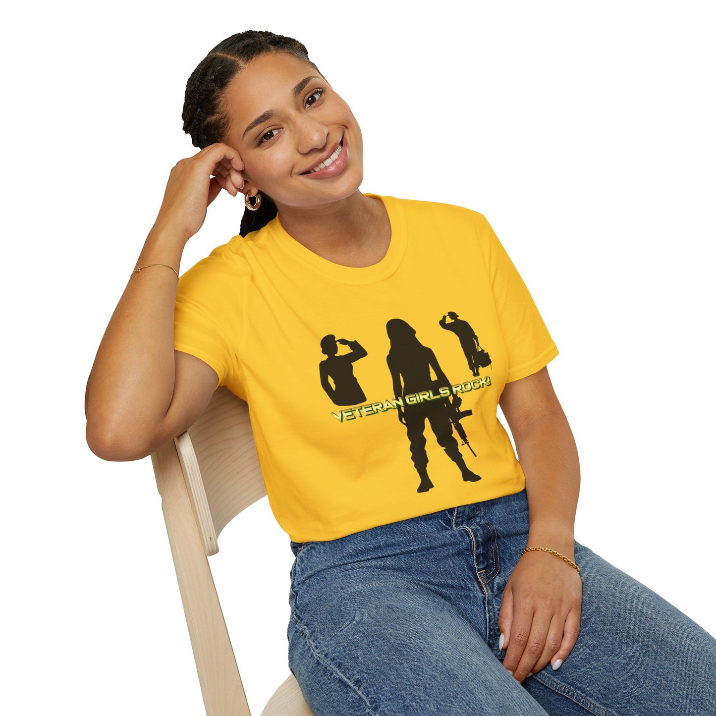 Veteran Girls Rock Softstyle T-Shirt