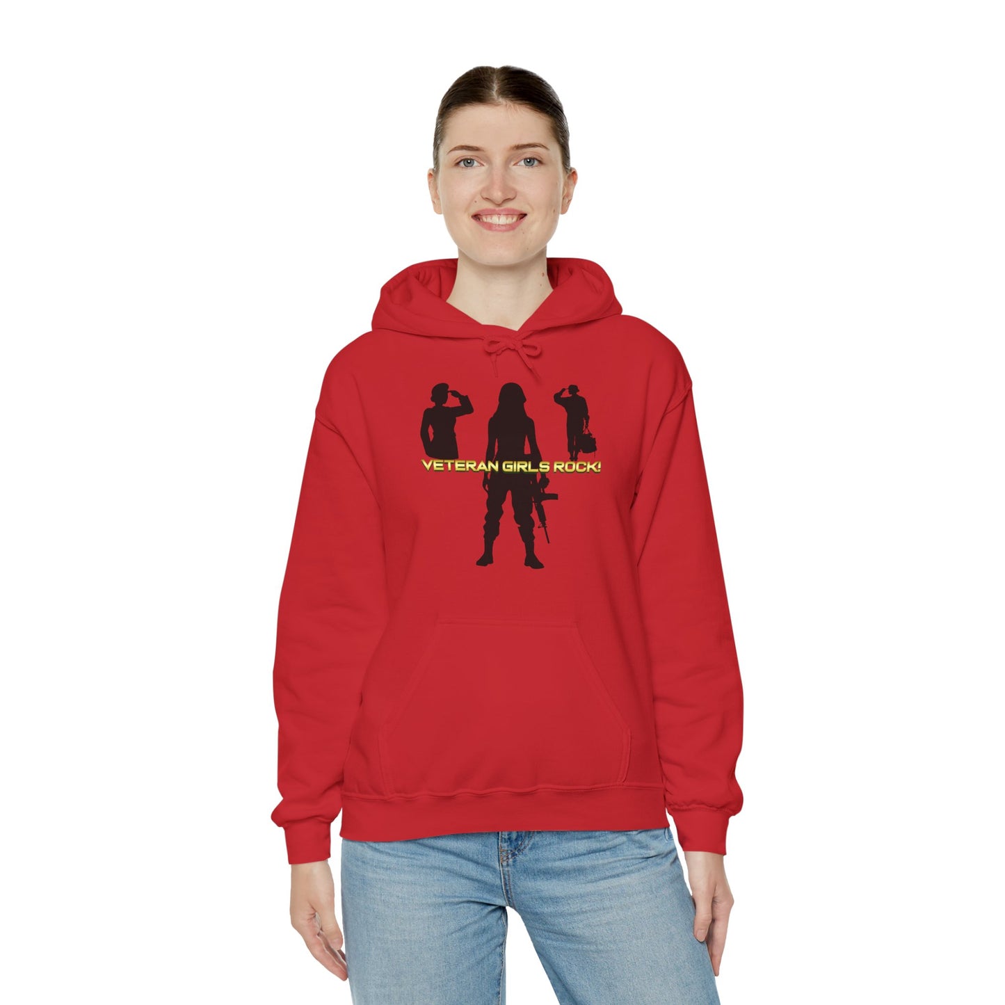 Veteran Girls Rock - Unisex Hooded Sweatshirt