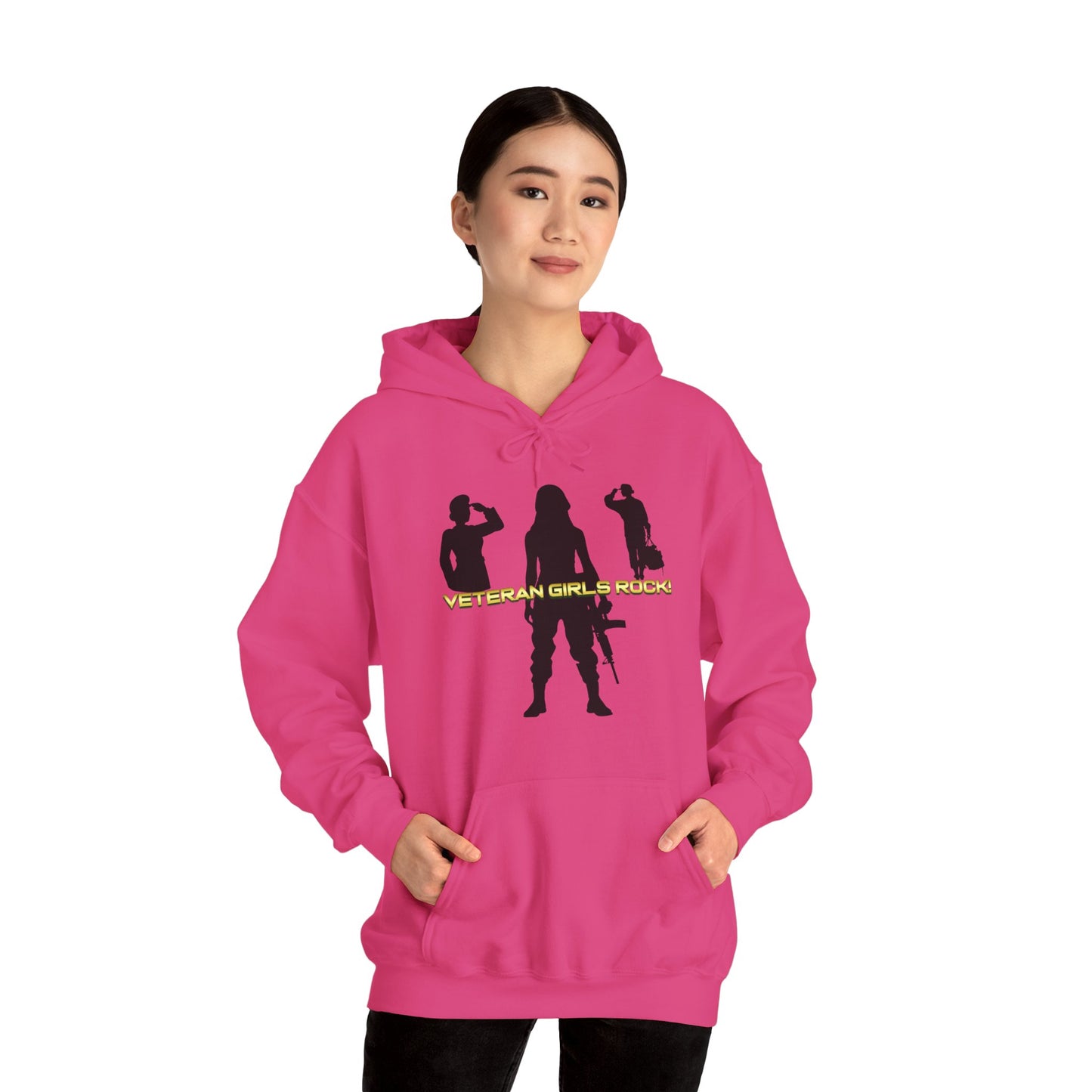 Veteran Girls Rock - Unisex Hooded Sweatshirt