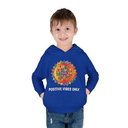 Positive Vibes - Toddler Pullover Fleece Hoodie