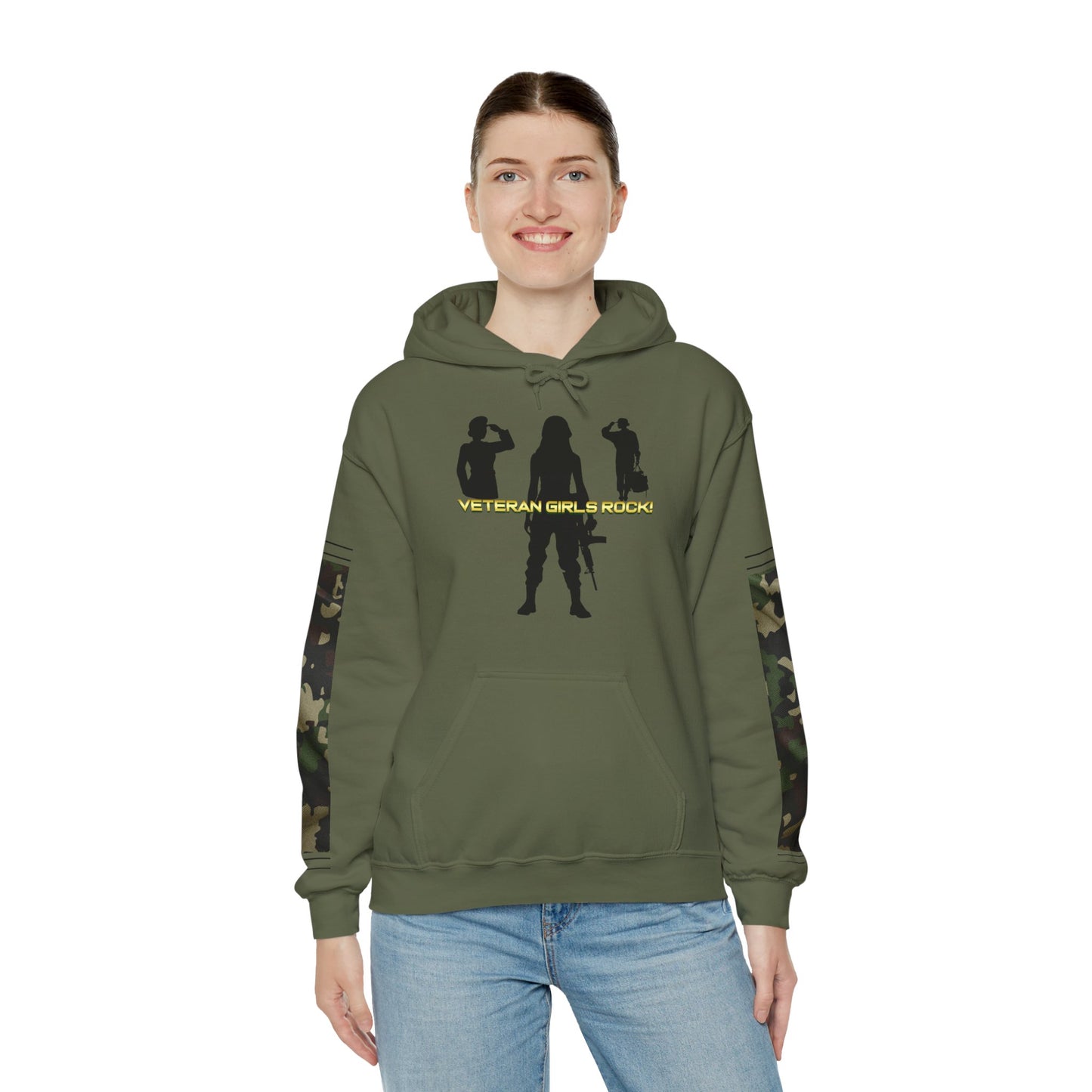 Veteran Girls Rock - Unisex Hooded Sweatshirt