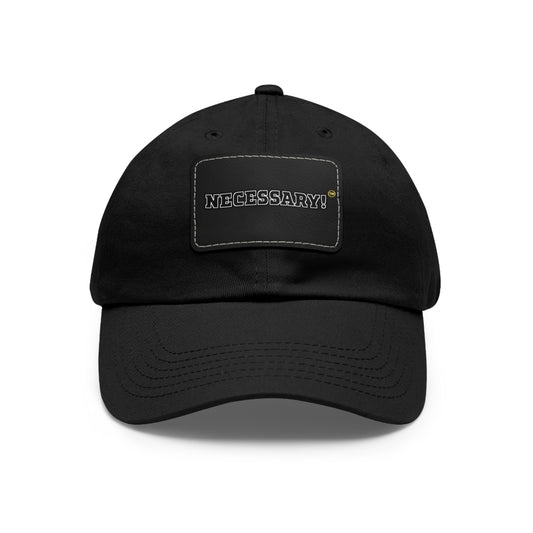 Necessary™ Premier Dad Hat with Leather Patch