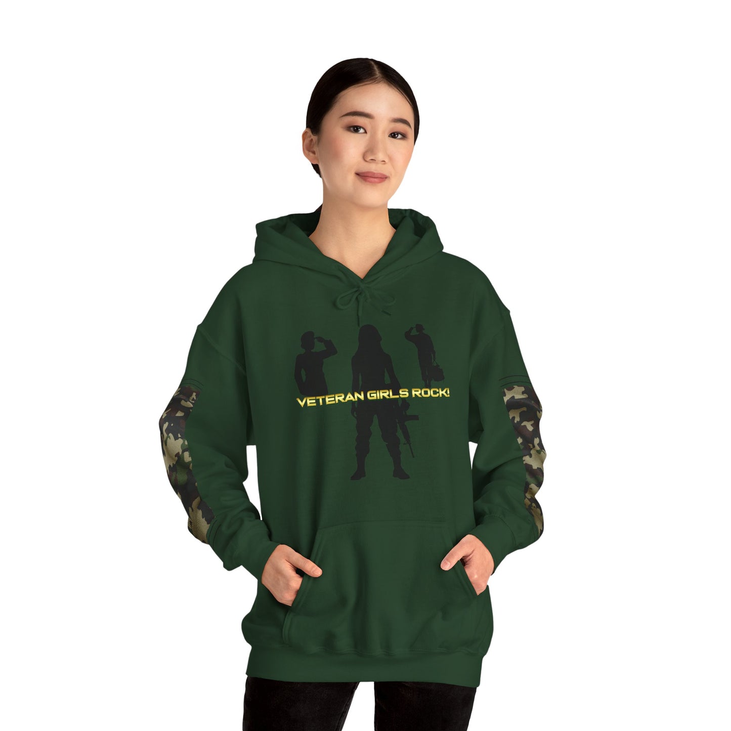 Veteran Girls Rock - Unisex Hooded Sweatshirt