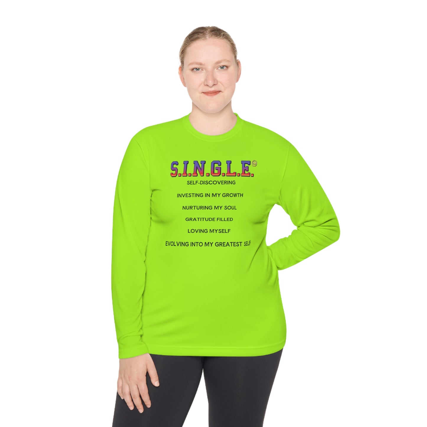 S.I.N.G.L.E. Unisex Long Sleeve Tee - Lightweight