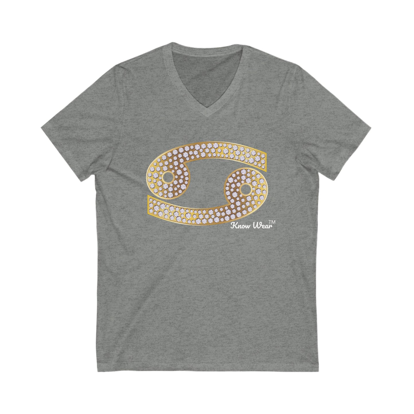 CANCER Unisex V-Neck Tee - KNOW WEAR™ Collection