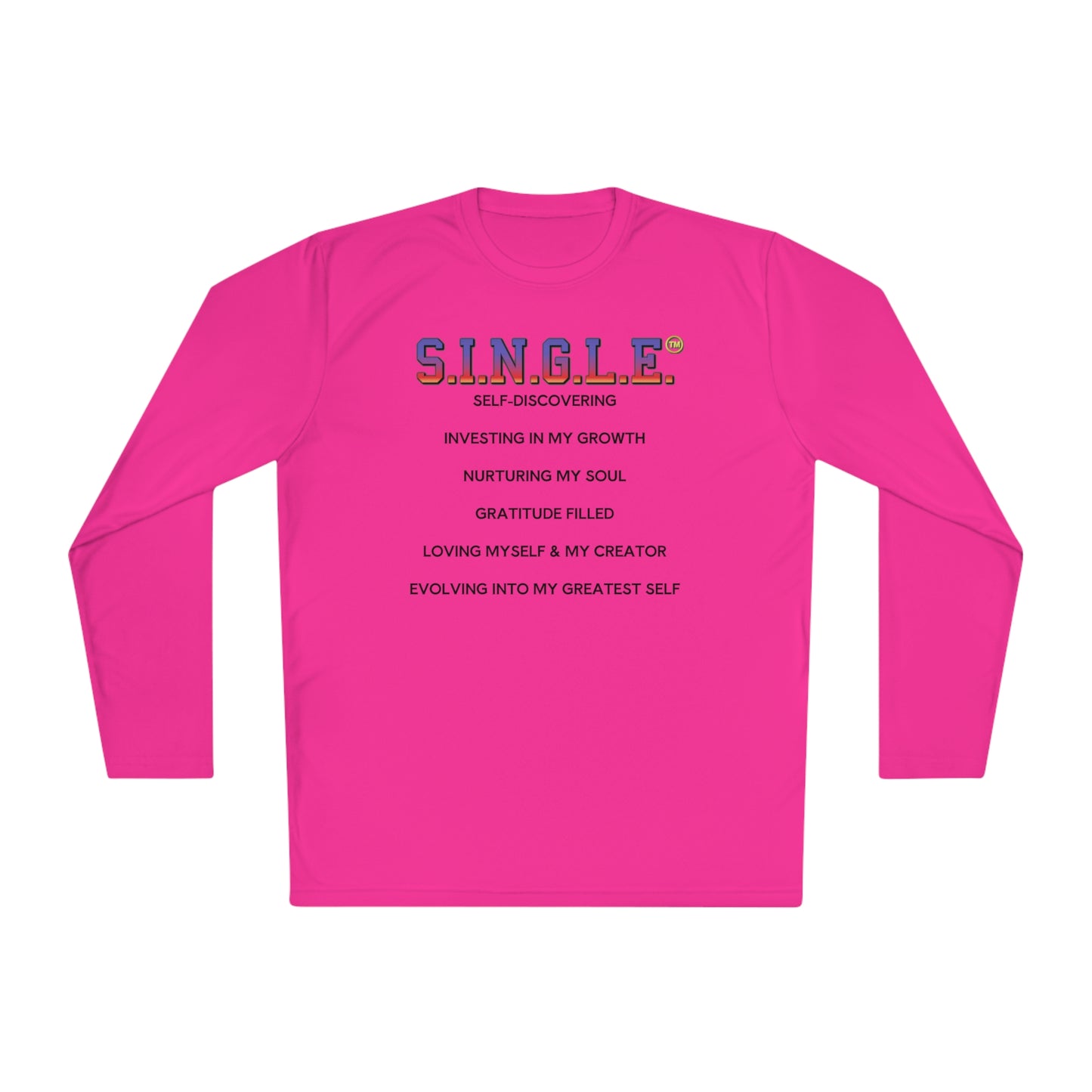 S.I.N.G.L.E. Unisex Long Sleeve Tee - Lightweight