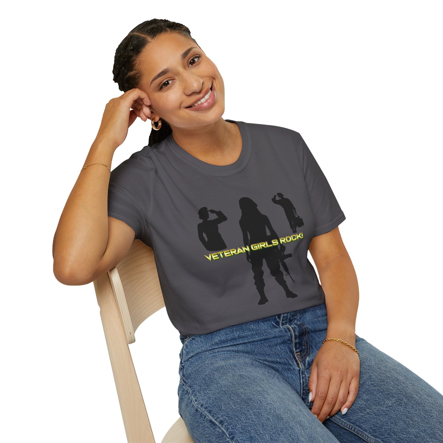Veteran Girls Rock Softstyle T-Shirt
