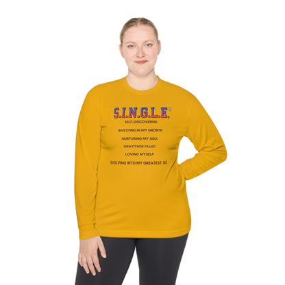 S.I.N.G.L.E. Unisex Long Sleeve Tee - Lightweight