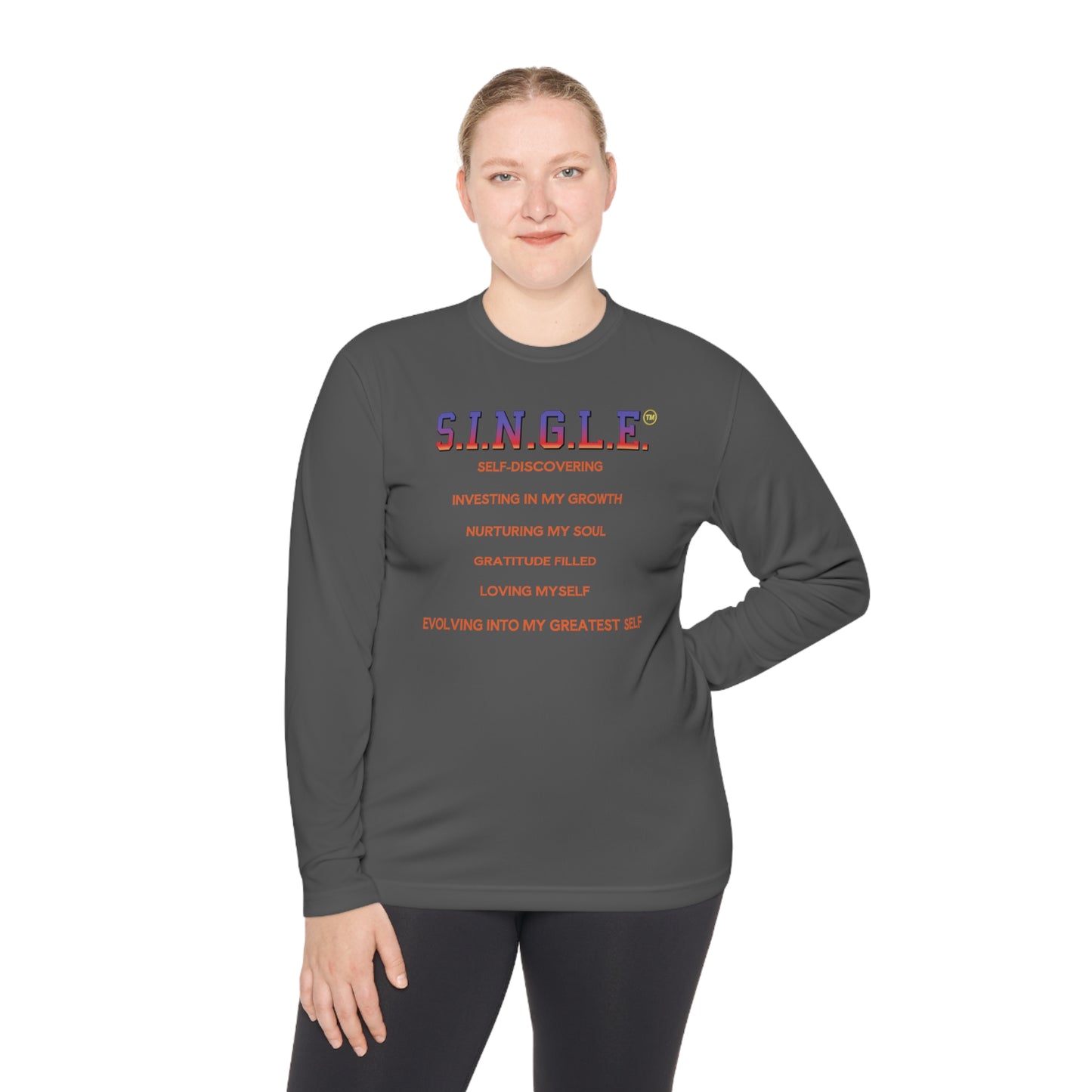 S.I.N.G.L.E. Unisex Long Sleeve Tee - Lightweight