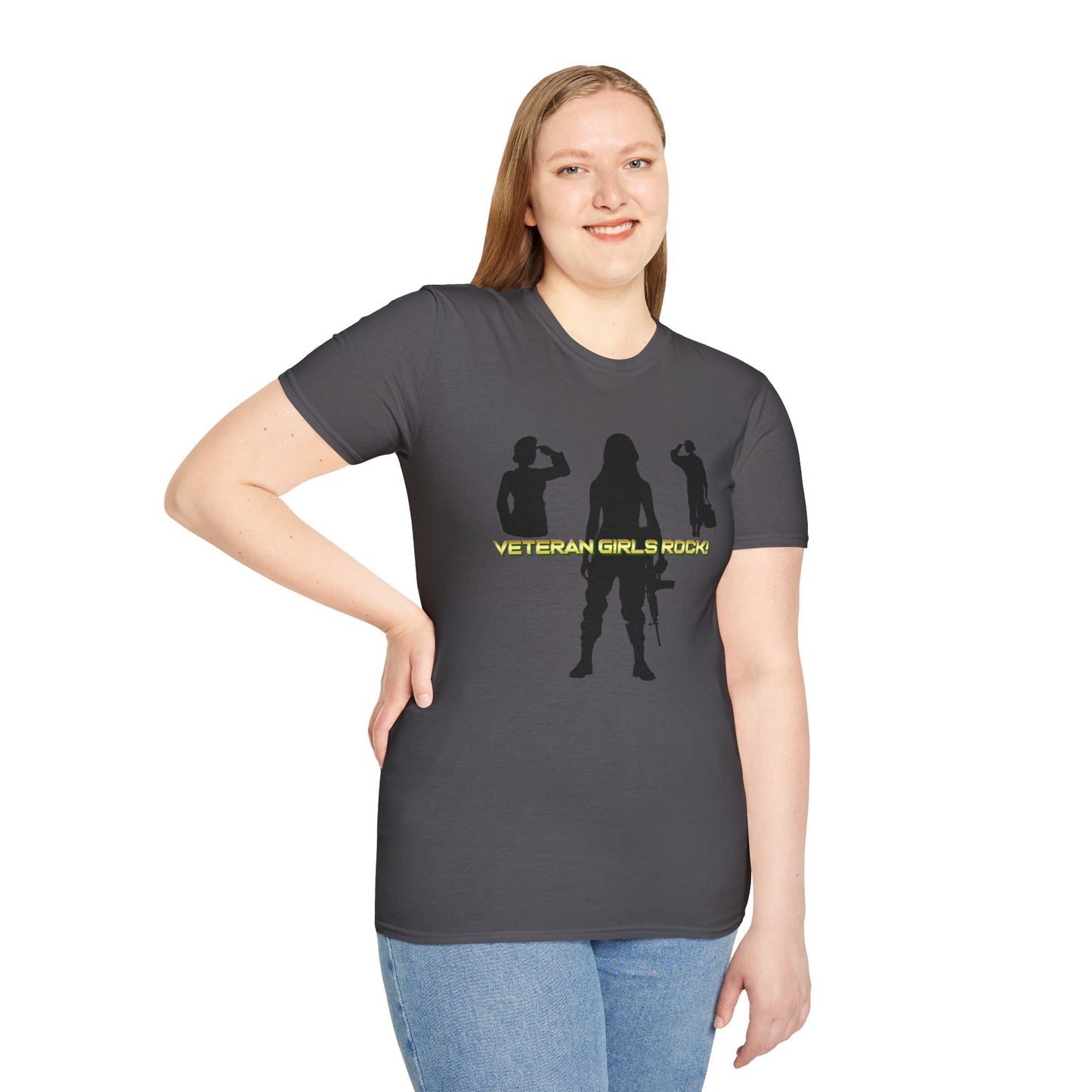 Veteran Girls Rock Softstyle T-Shirt