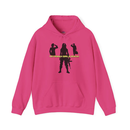 Veteran Girls Rock - Unisex Hooded Sweatshirt