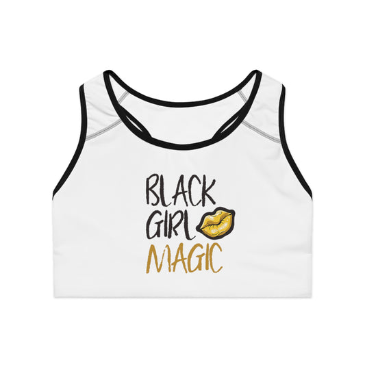 Black Girl Magic Sports Bra