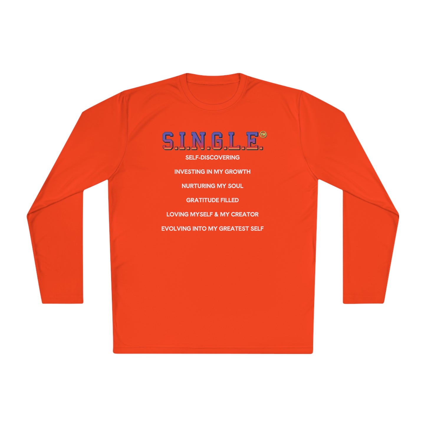 S.I.N.G.L.E. Unisex Long Sleeve Tee - Lightweight