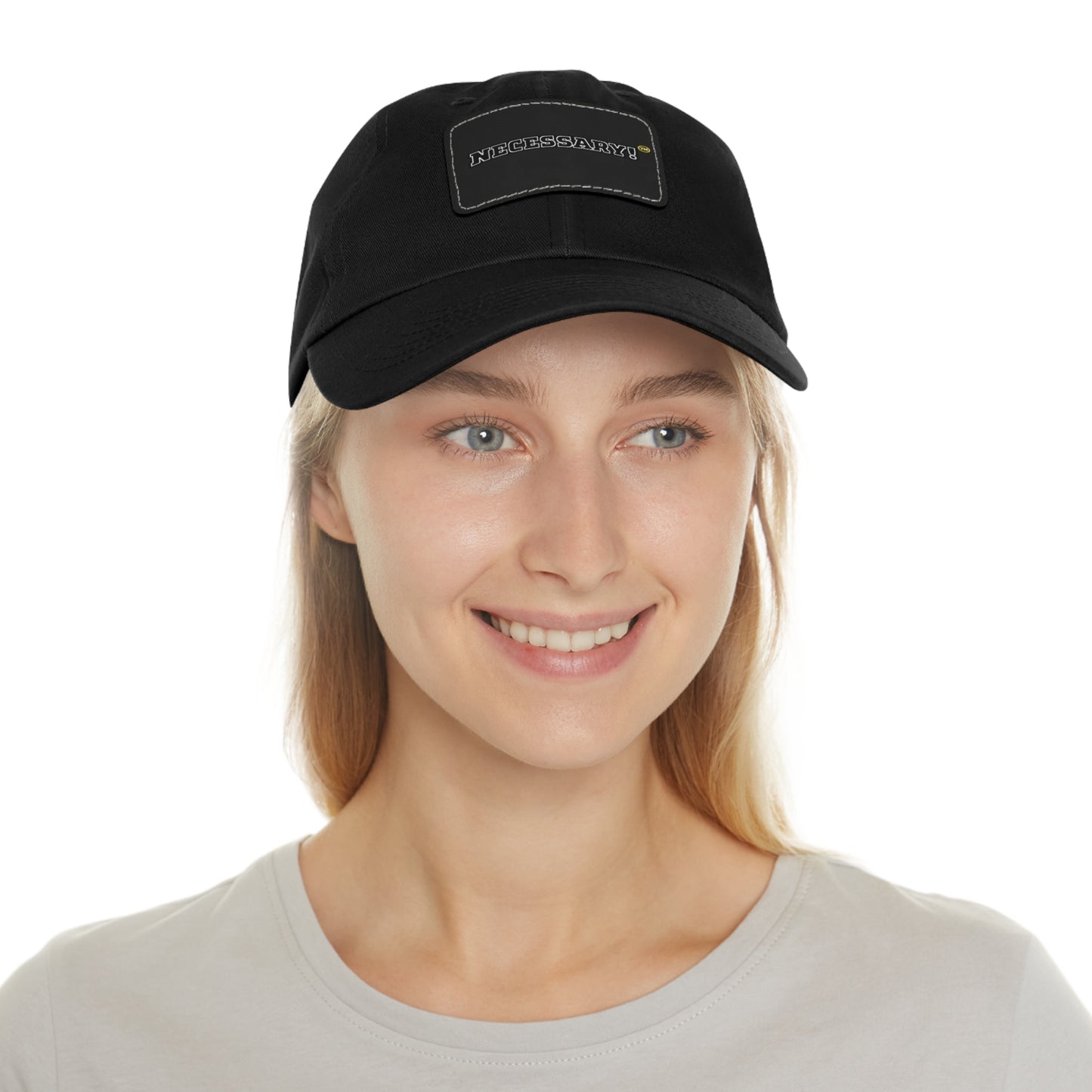 Necessary™ Premier Dad Hat with Leather Patch