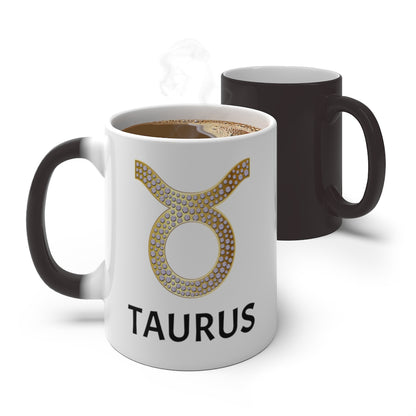 KNOW WEAR™ TAURUS MAGICAL MUG (GOLD)