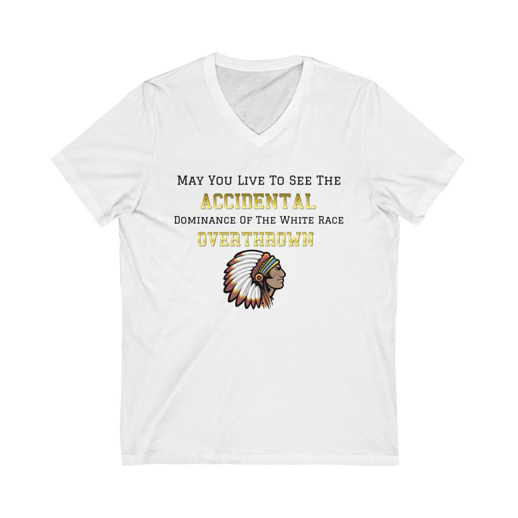 Live To See Native Unisex V-Neck Tee