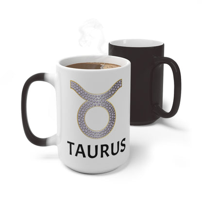 KNOW WEAR™ TAURUS MAGICAL MUG (Silver)