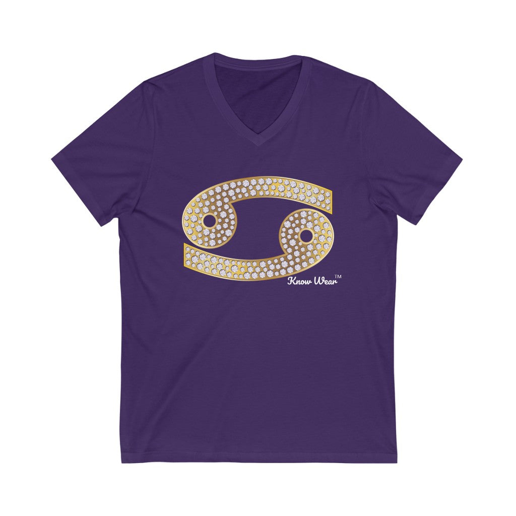 CANCER Unisex V-Neck Tee - KNOW WEAR™ Collection