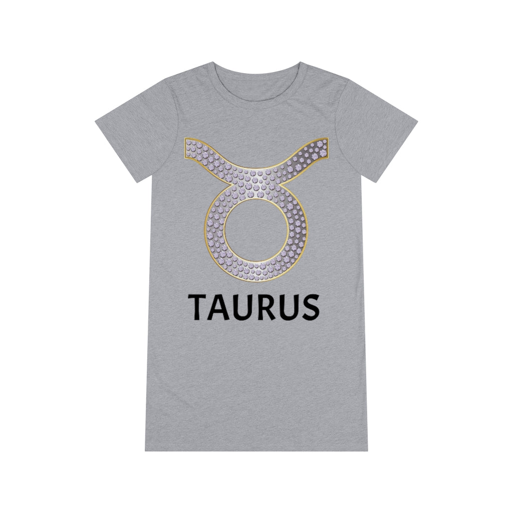 'KNOW WEAR™' TAURUS ORGANIC T-SHIRT DRESS