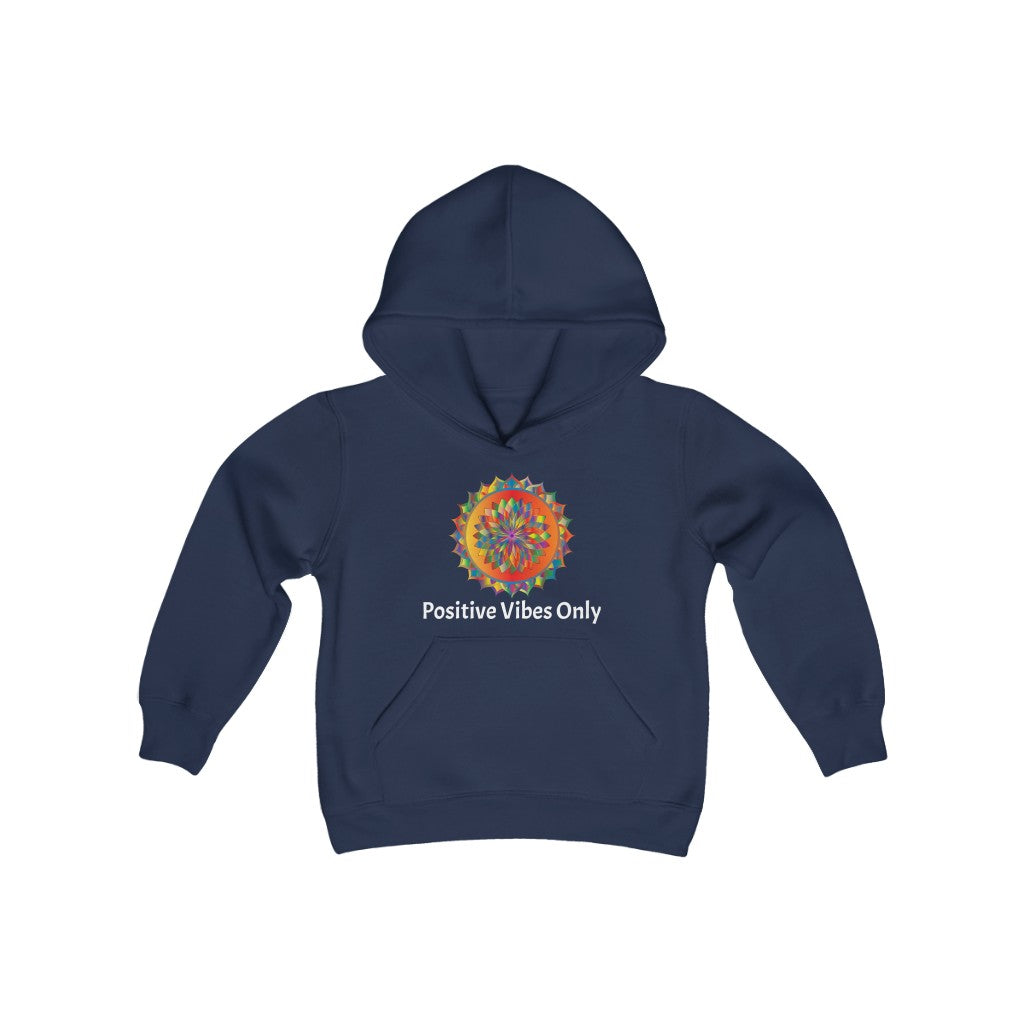 Positive Vibes - Youth Heavy Blend Hooded Sweatshirt
