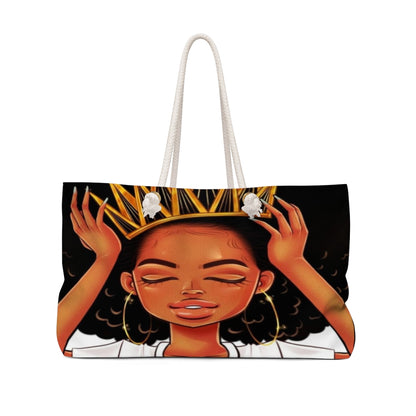 Crowned Queen Oversized Weekend Tote Bag