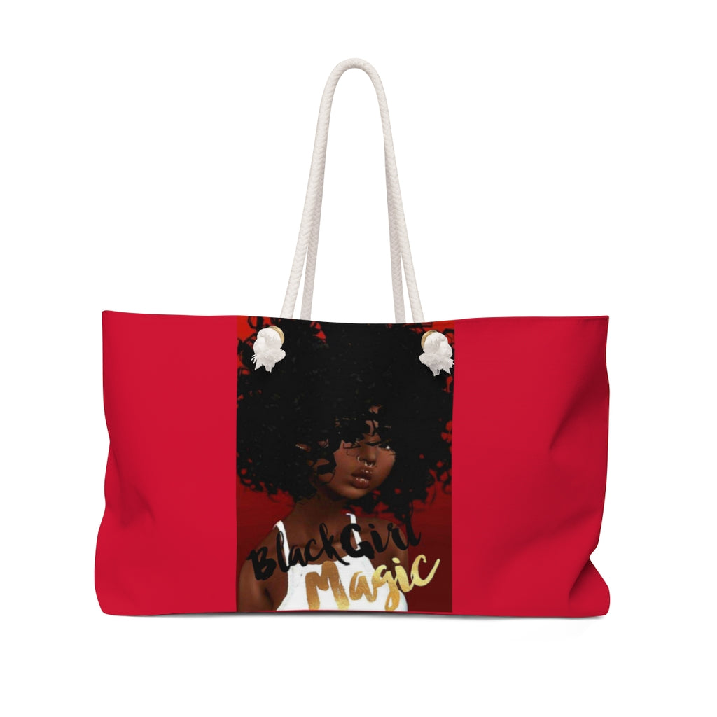 Black Girl Magic oversized Weekend Tote Bag