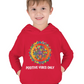 Positive Vibes - Toddler Pullover Fleece Hoodie