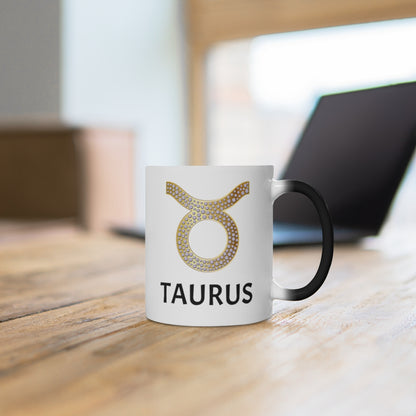 KNOW WEAR™ TAURUS MAGICAL MUG (GOLD)