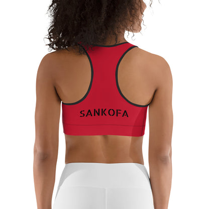 KNOW WEAR™ ADINKRA Sports Bra.