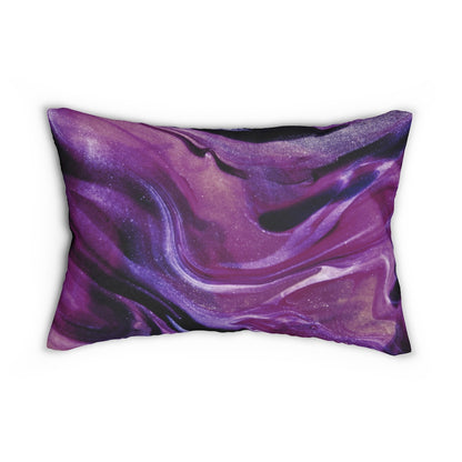 'Royal Glaze' Lumbar Pillow - Black Girl Magic 36FIVE  - Home Decor