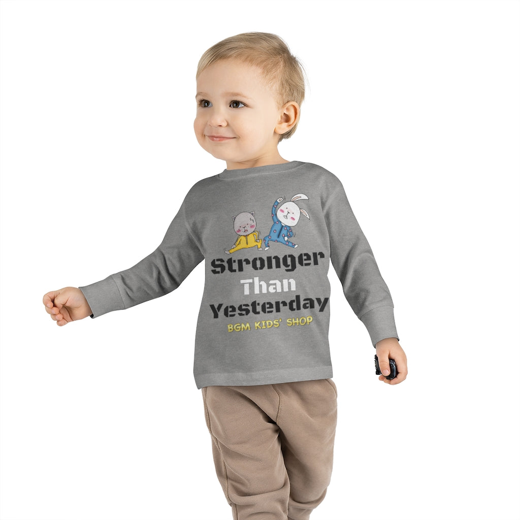 Stronger - Toddler Long Sleeve Tee