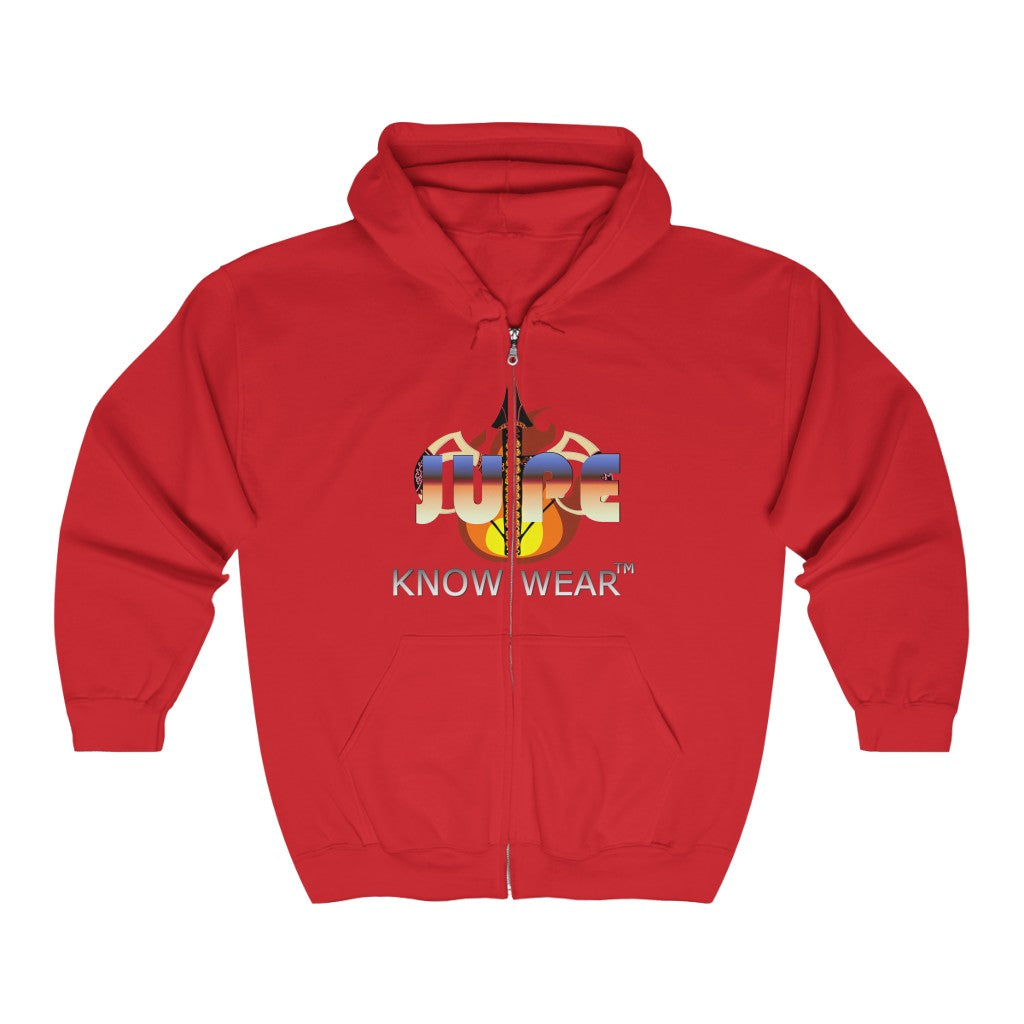 JUPE™ Unisex Heavy Blend™ Full Zip Hooded Sweatshirt - Know Wear™ Collection