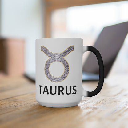 KNOW WEAR™ TAURUS MAGICAL MUG (Silver)