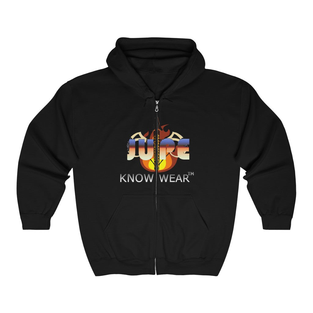 JUPE™ Unisex Heavy Blend™ Full Zip Hooded Sweatshirt - Know Wear™ Collection