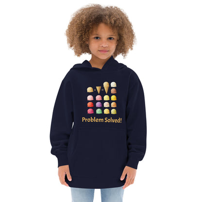 Problem Solved Kids Fleece Hoodie